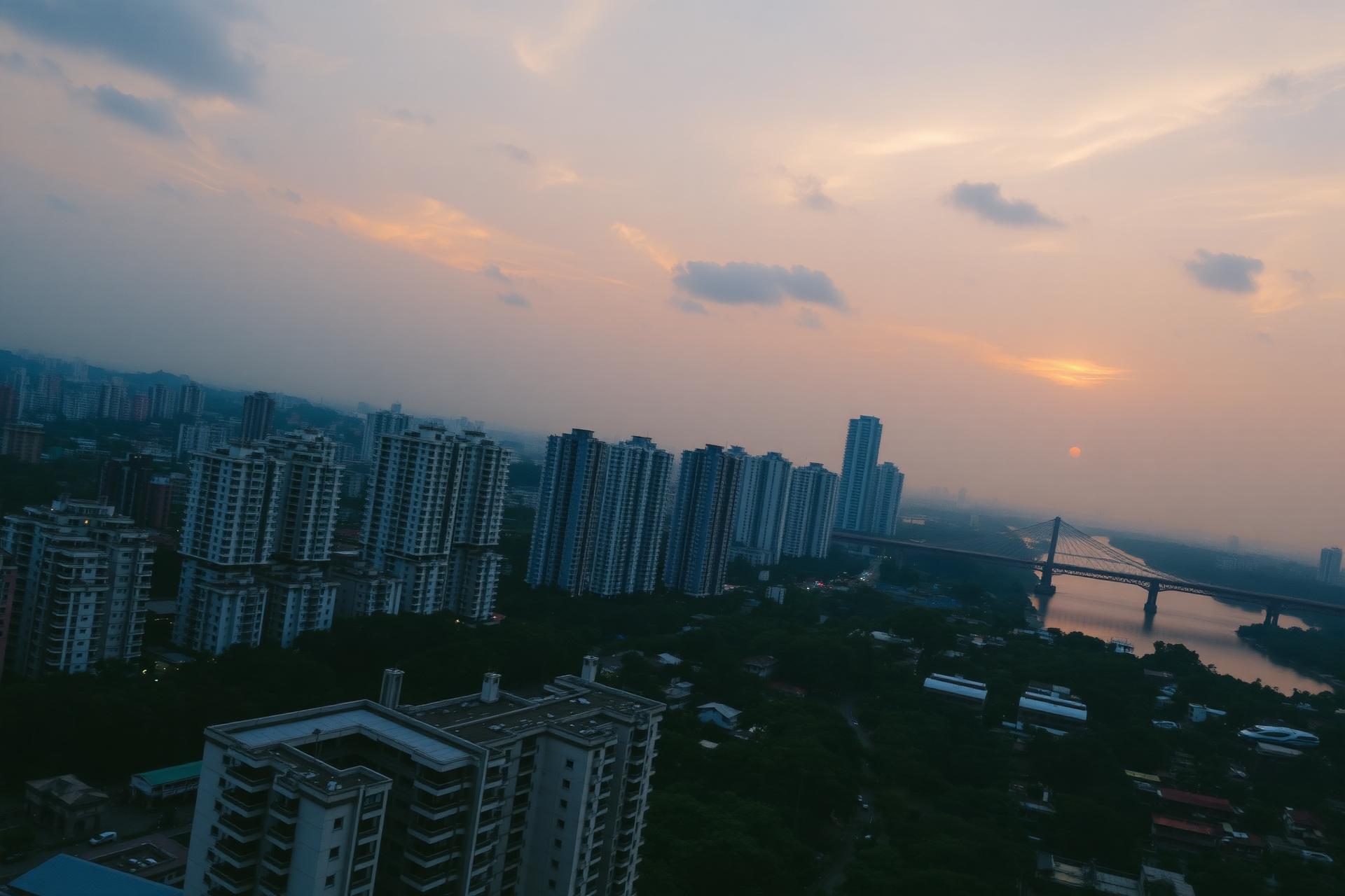 Kolkata skyline
